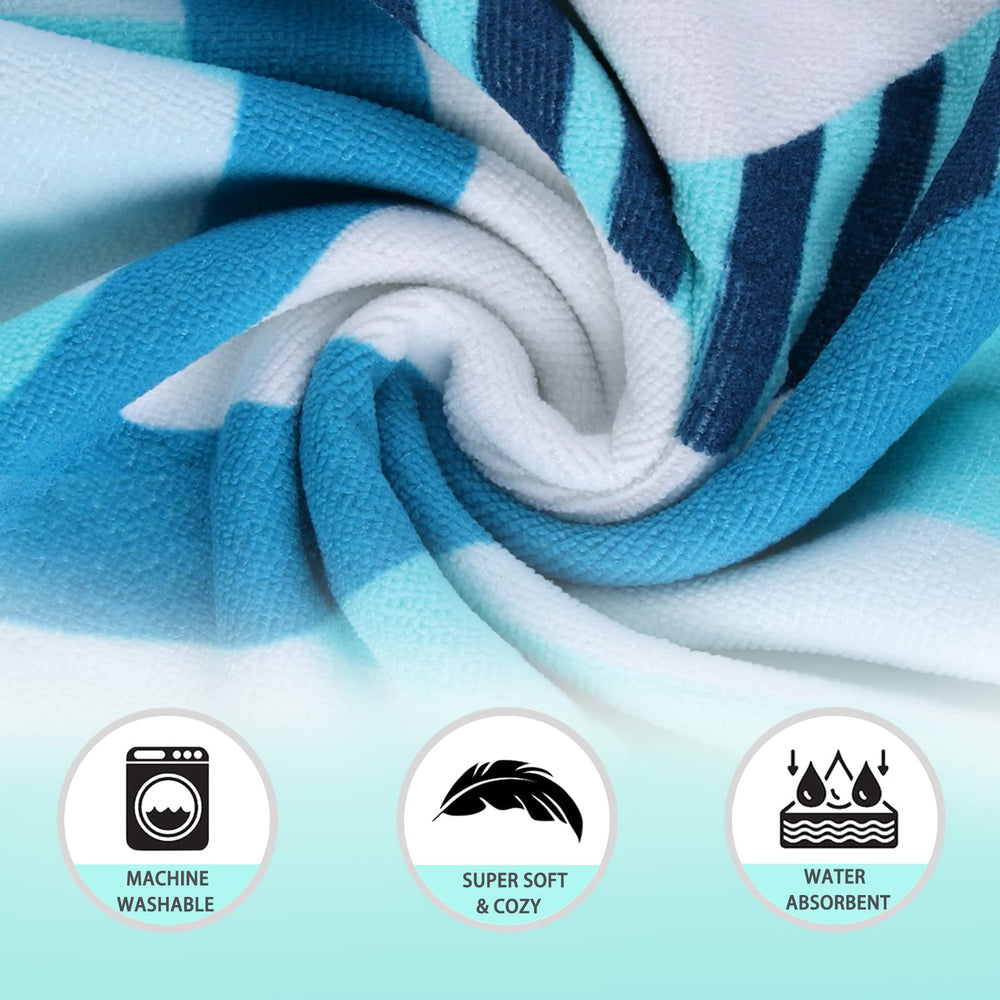 NovForth microfibre towel pattern dinosaur, easy care, machine washable