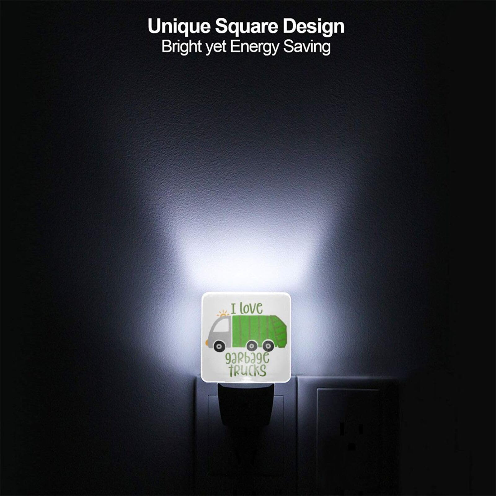 Novgift nursery and stairs night light enables safe navigation at night.