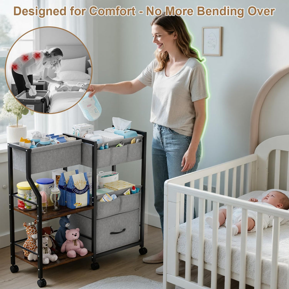 Novvia sturdy metal frame ensures durable daily use.