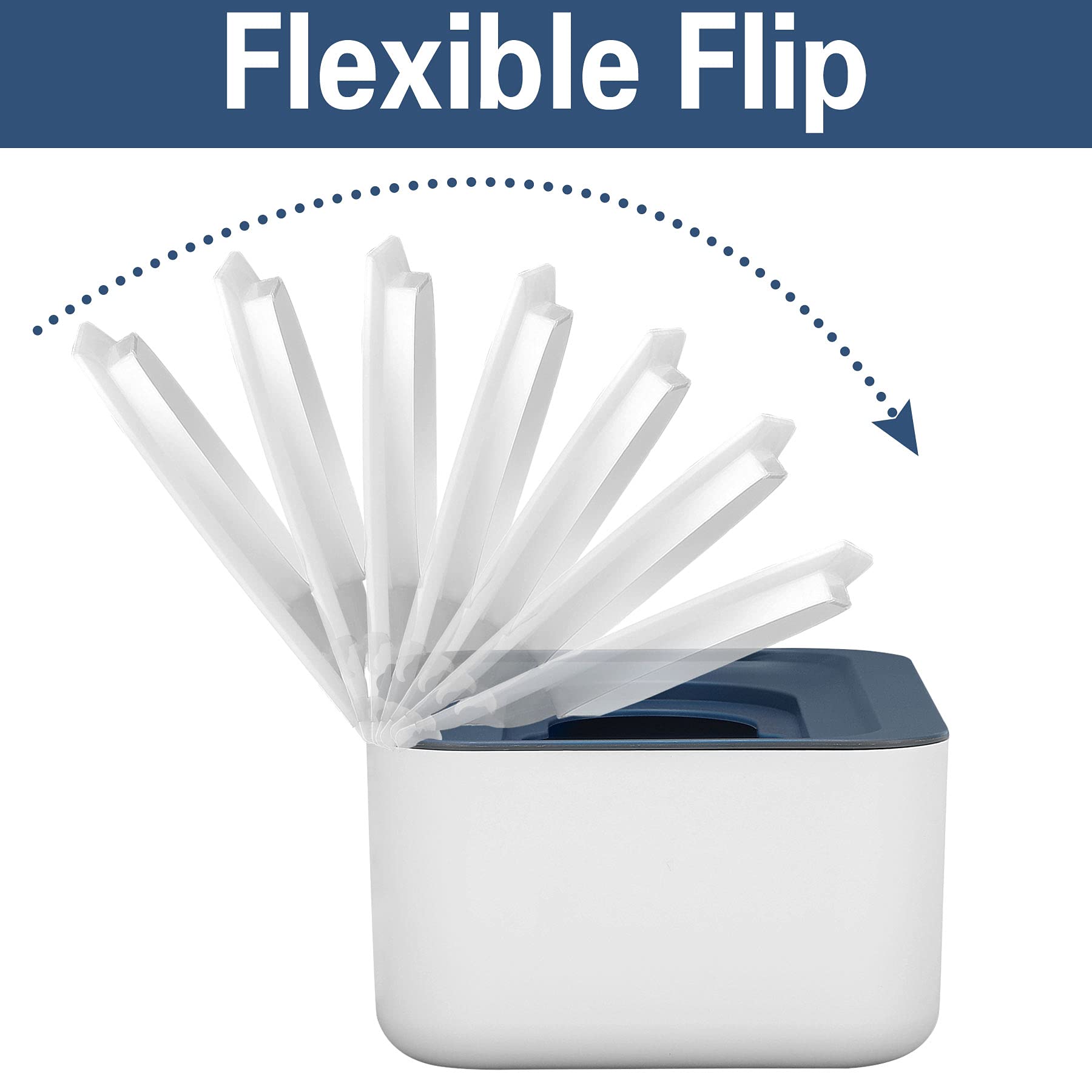 NOVWANG wipes dispenser blue portable design travels easily for on-the-go tasks
