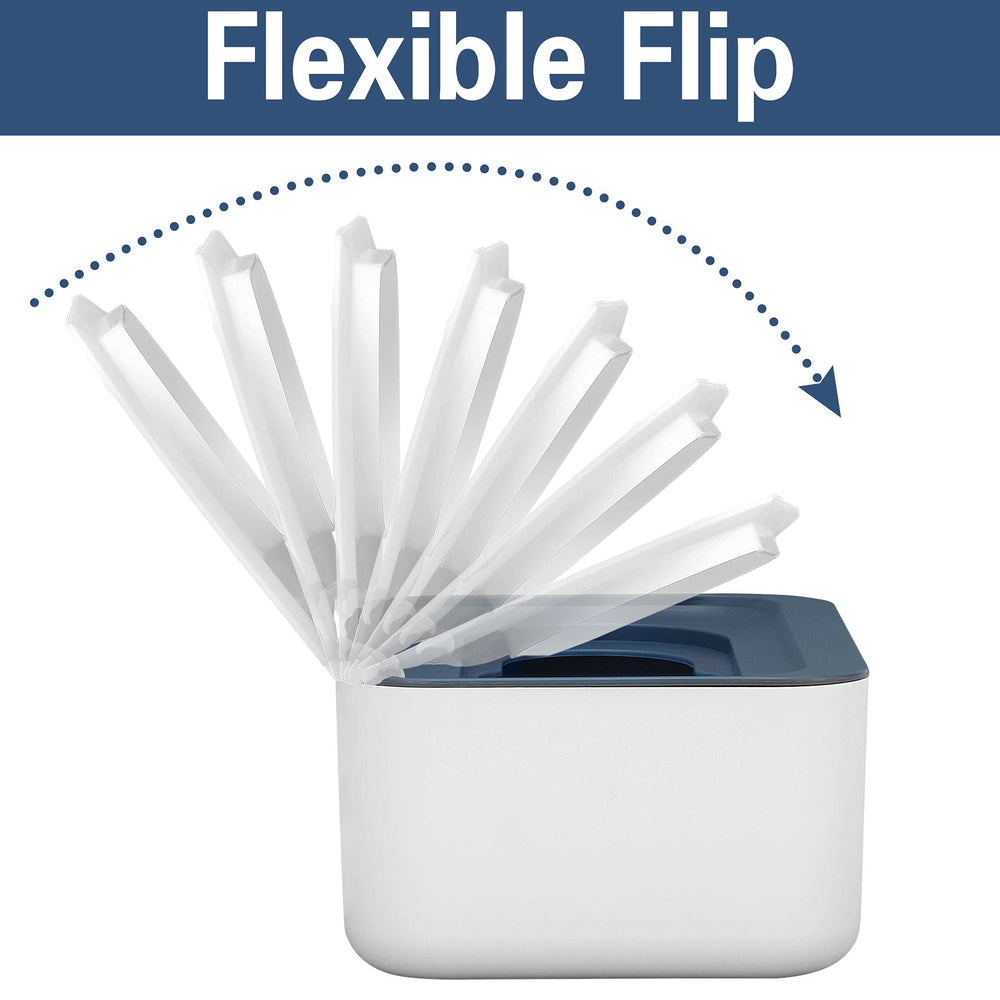 NOVWANG wipes dispenser blue portable design travels easily for on-the-go tasks