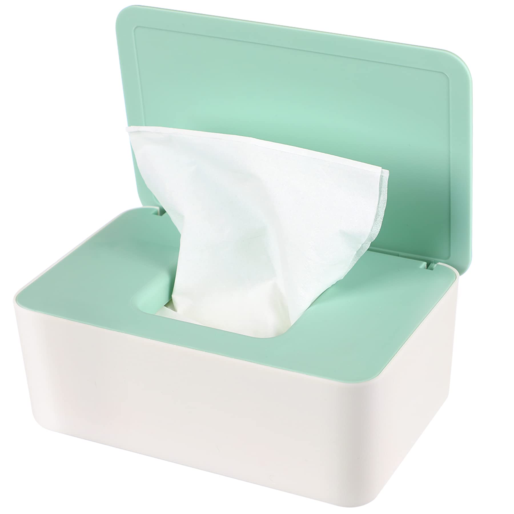 NOVWANG wipes dispenser front view shows compact durable design for easy access
