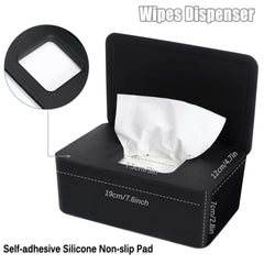 NOVWANG wipes dispenser with secure lid ensures freshness and dust protection.