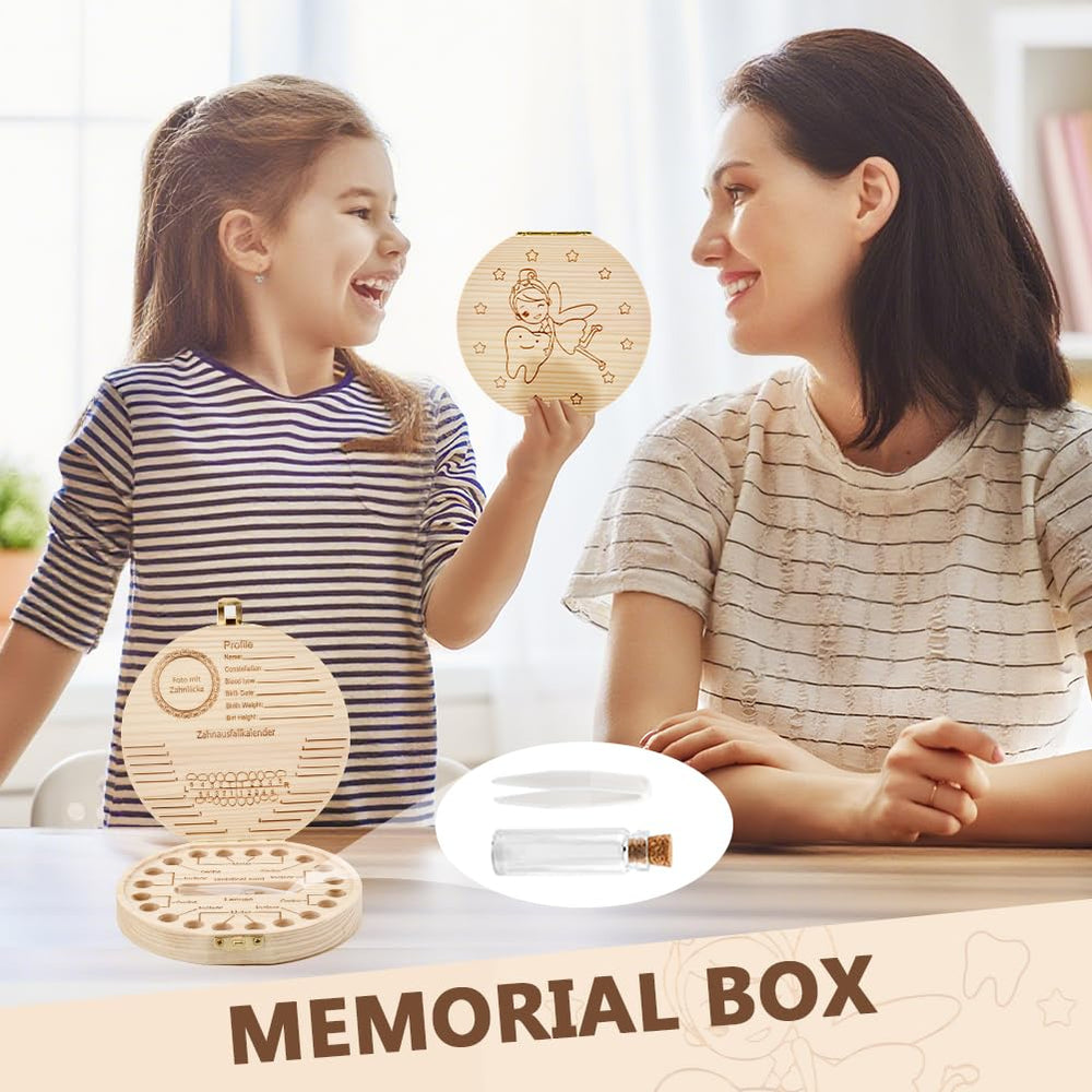NOWHYX Tooth Fairy Box smooth edges prevent snags and protect little hands.