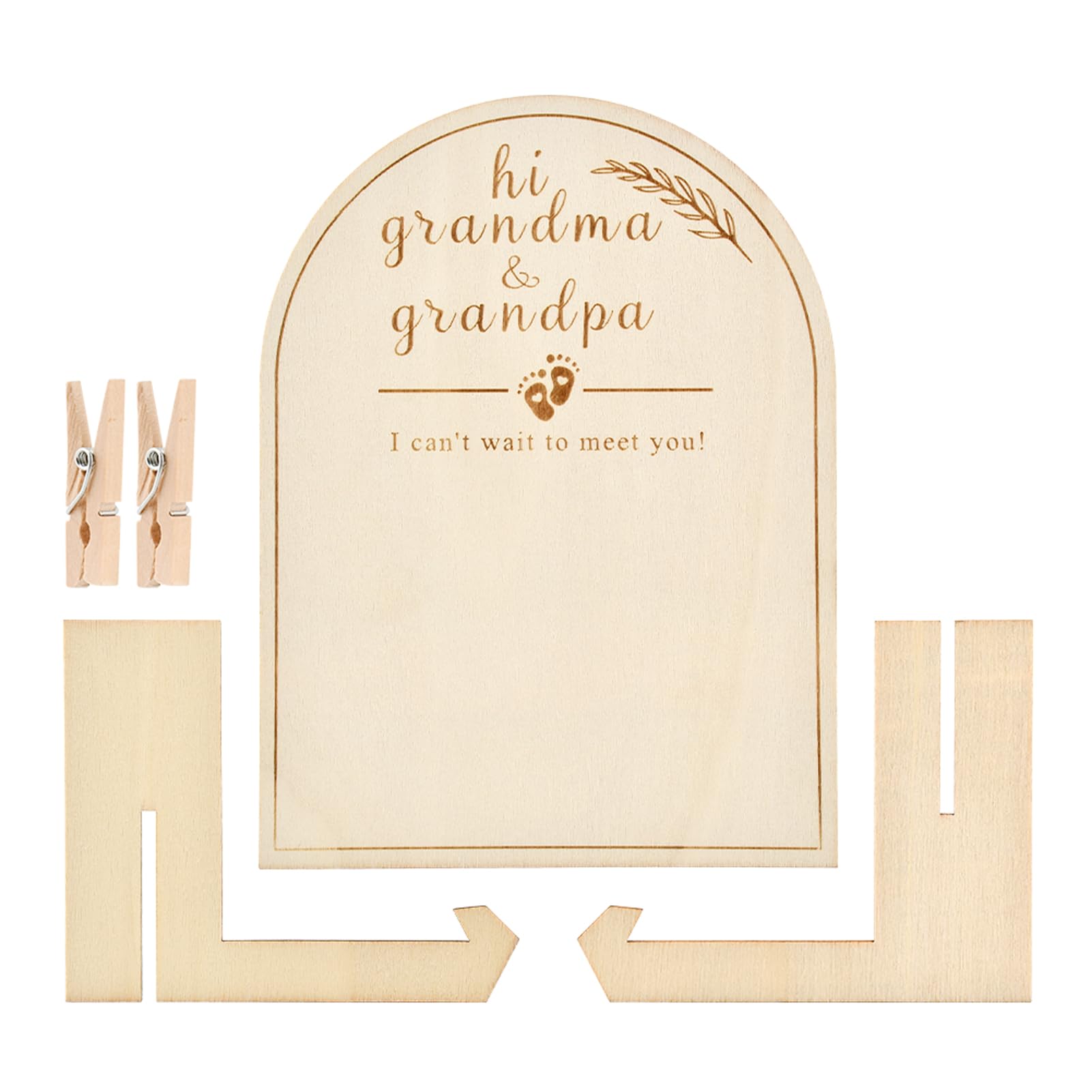 NOWHYX ultrasoun-d frame pregnancy announcement use-case for grandparents.