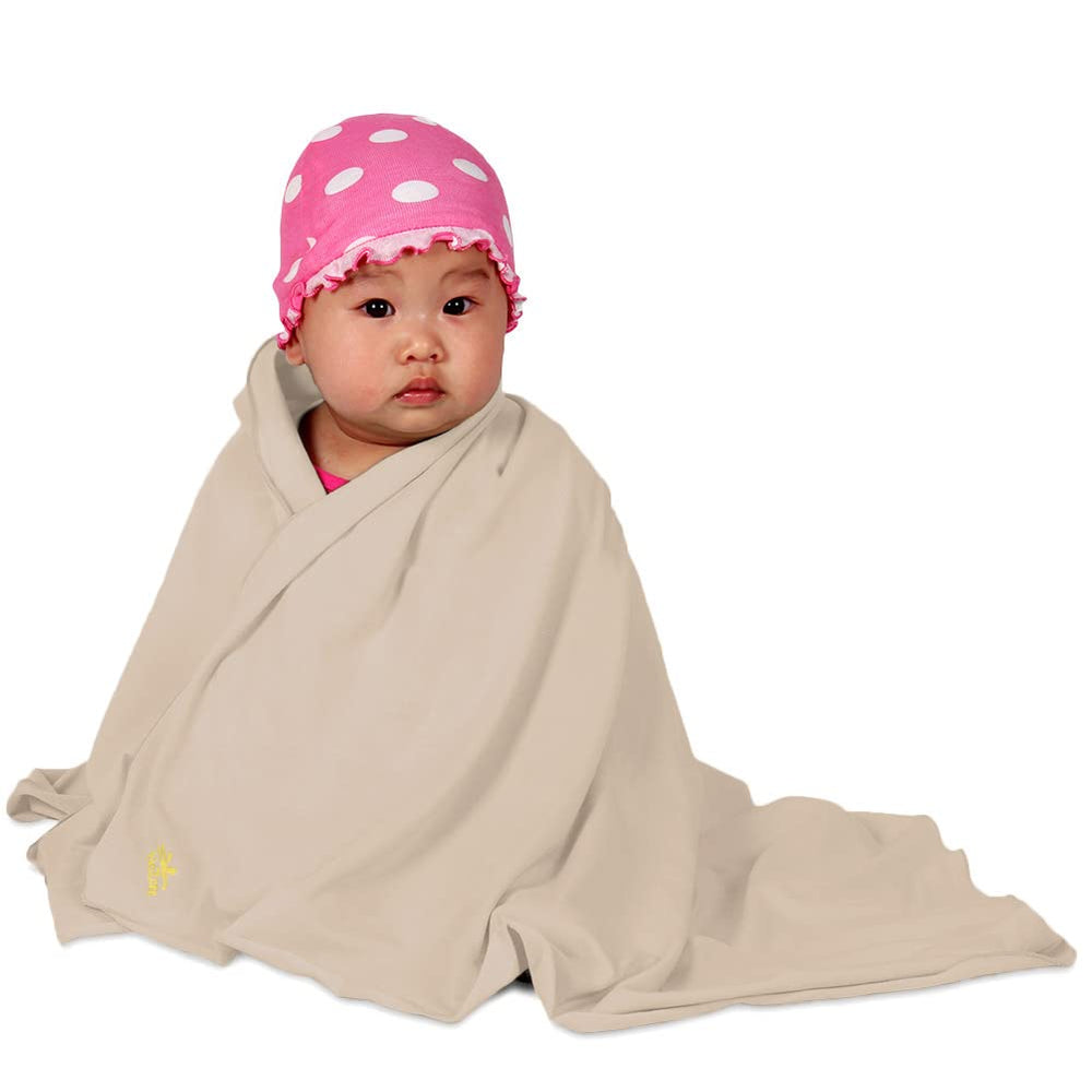 Nozone baby blanket soft rayon from bamboo provides breathable, cozy comfort for naps.