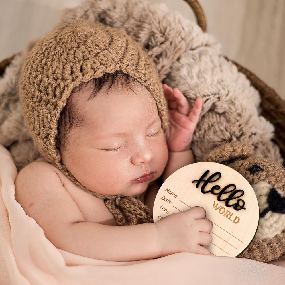 NQEUEPN nursery decor accent using this wooden sign to celebrate arrival.