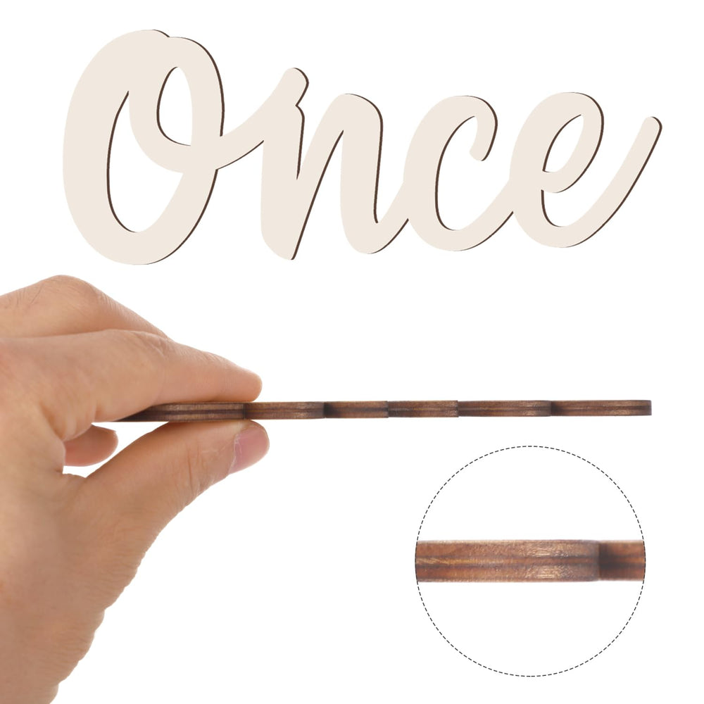 NQEUEPN Once Upon a Time letters size guide for DIY color customization.