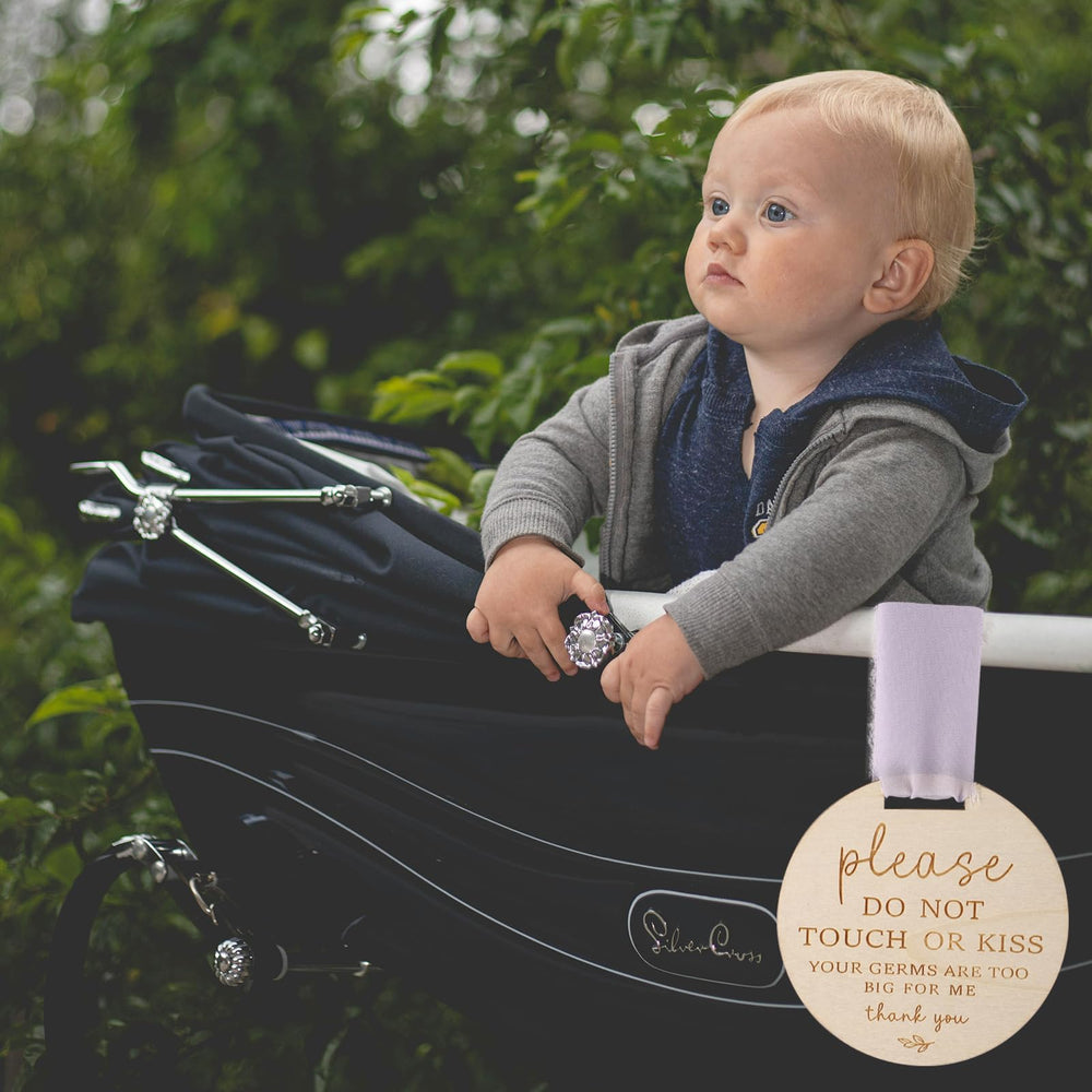 NQEUEPN car seat sign with clear carvings and easy visibility