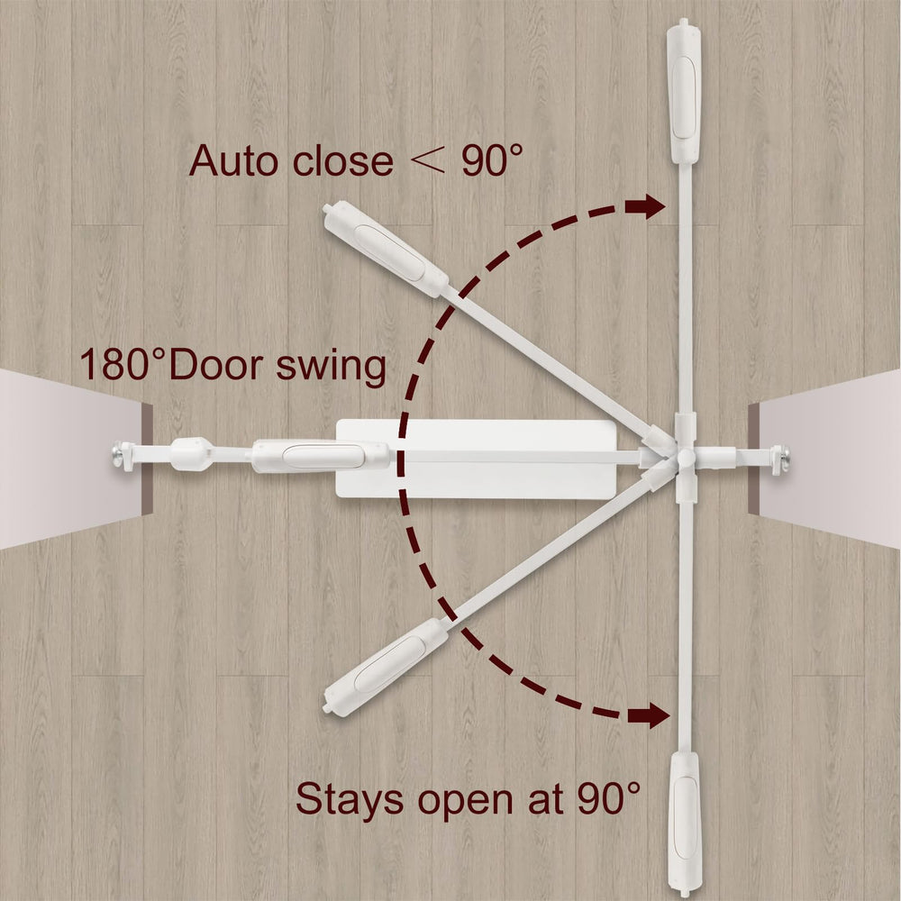 NRELIAK extra-wide gate safety-closure emphasizes secure latch for child safety.