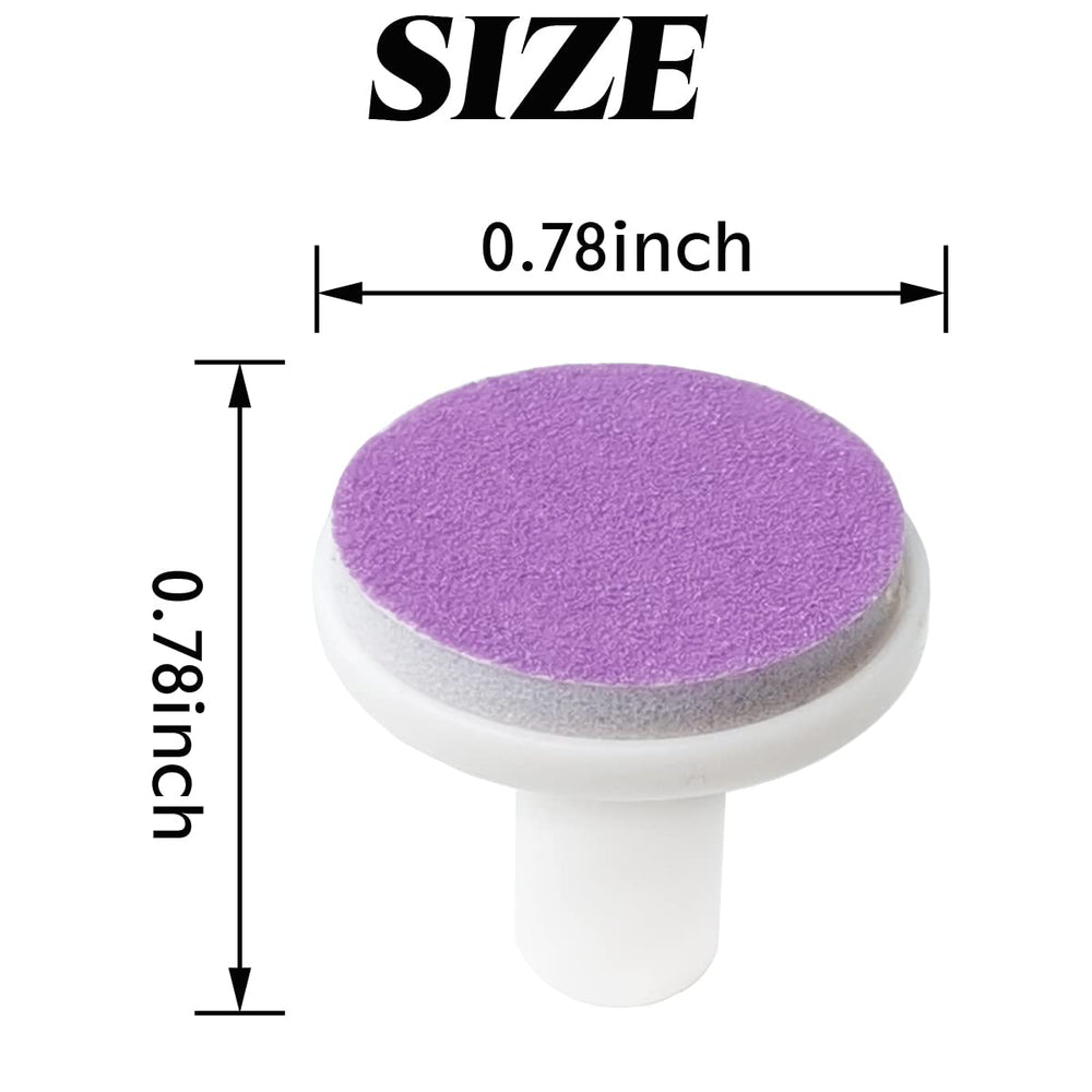 NSBELL purple replacement pad for 6-12 months supports safe, soft filing.