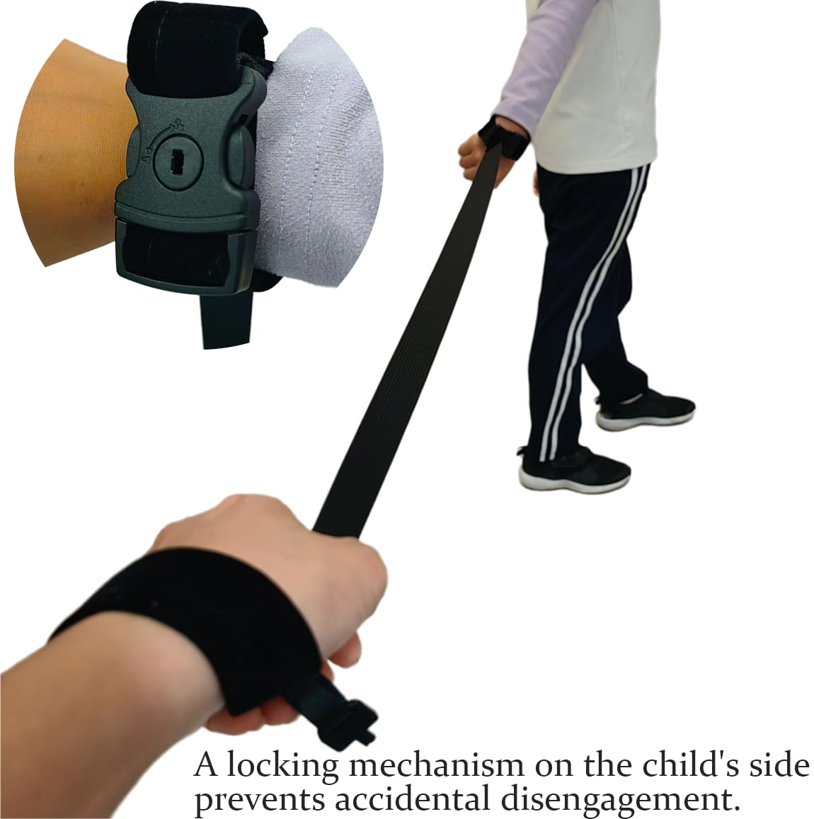 Adjustable 29.3-inch length on the nsgglecher harness suits different wrist sizes.