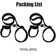 Close-up of the nsgglecher locking design on the wrist harness demonstrates secure control.