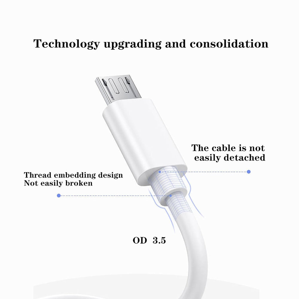 NSGWKZD USB to Micro USB charging cable 6.6 feet provides flexible reach