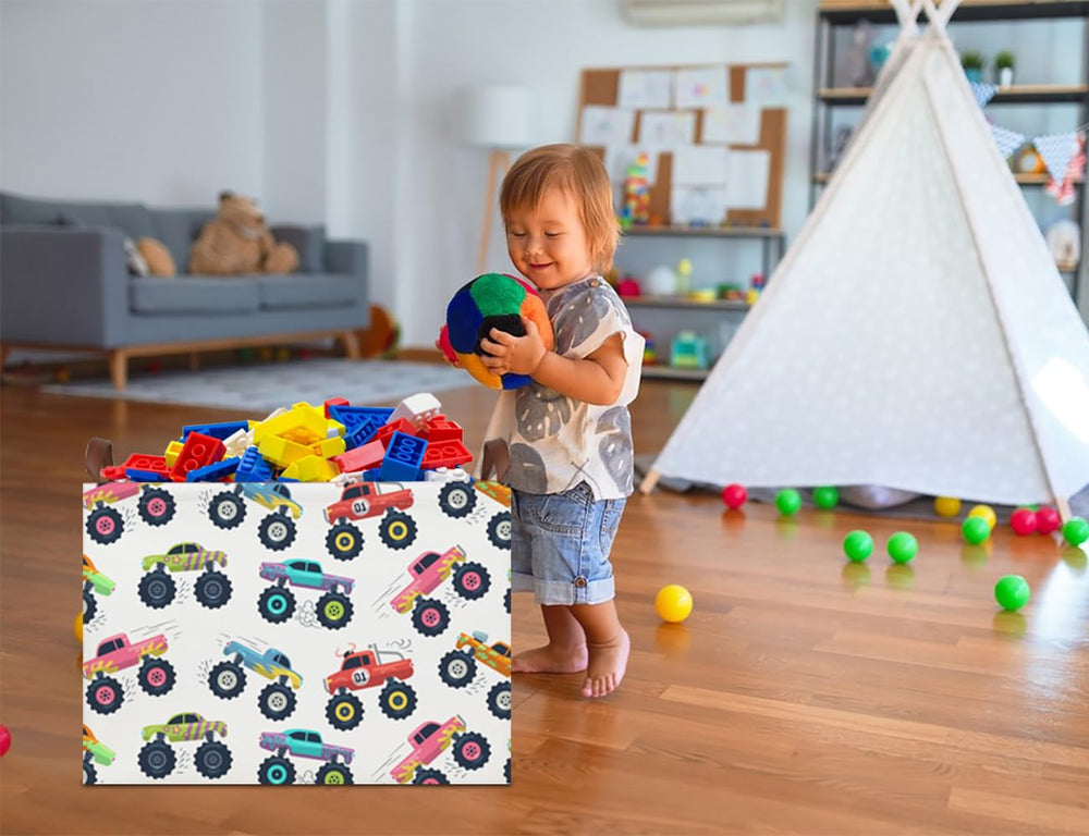 NTAOHAMPER toy organizer, ideal for quick cleanup and playrooms.