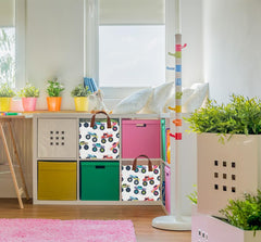 NTAOHAMPER rectangular basket with handles, portable and lightweight.