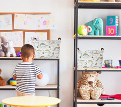 NTAOHAMPER books box rectangular dinosaur keeps reading area organized.