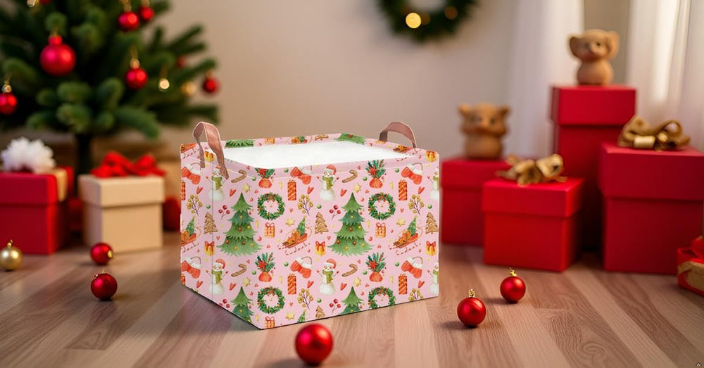 NTAOHAMPER gift basket wrapped for festive gifting and display.