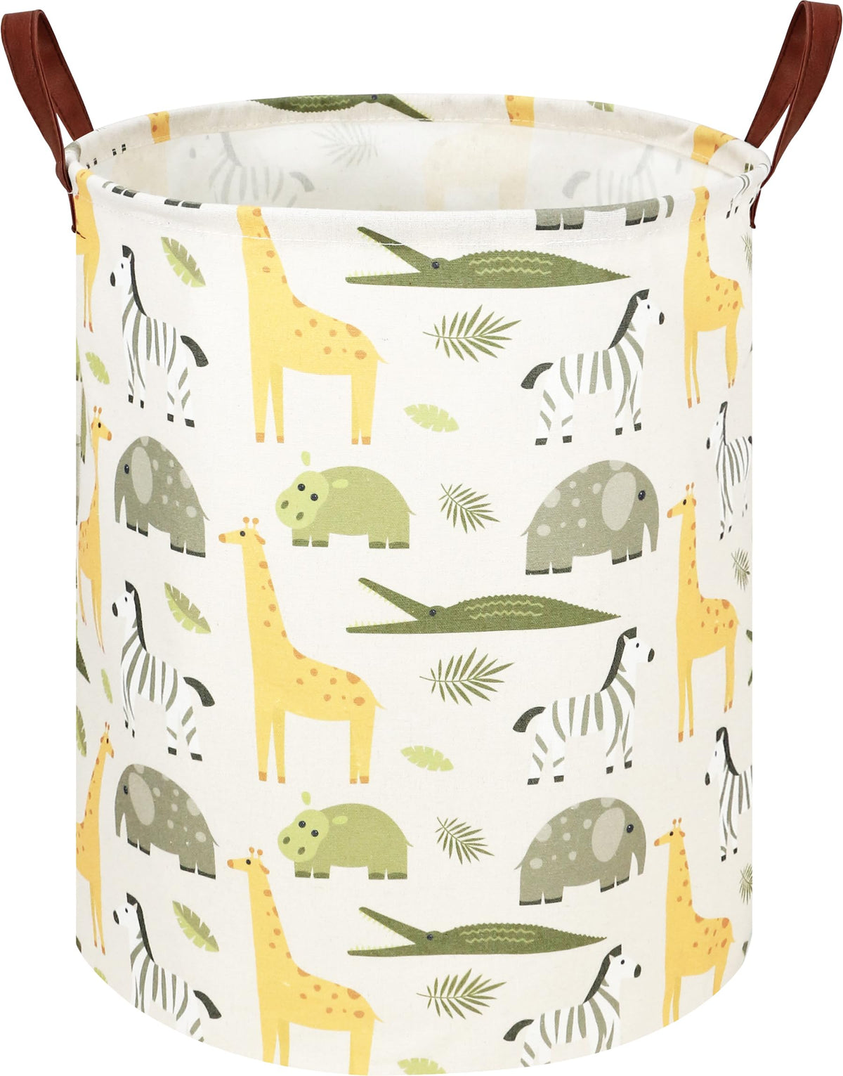 NTAOHAMPER kids laundry hamper front view highlights easy toy and clothes organization.
