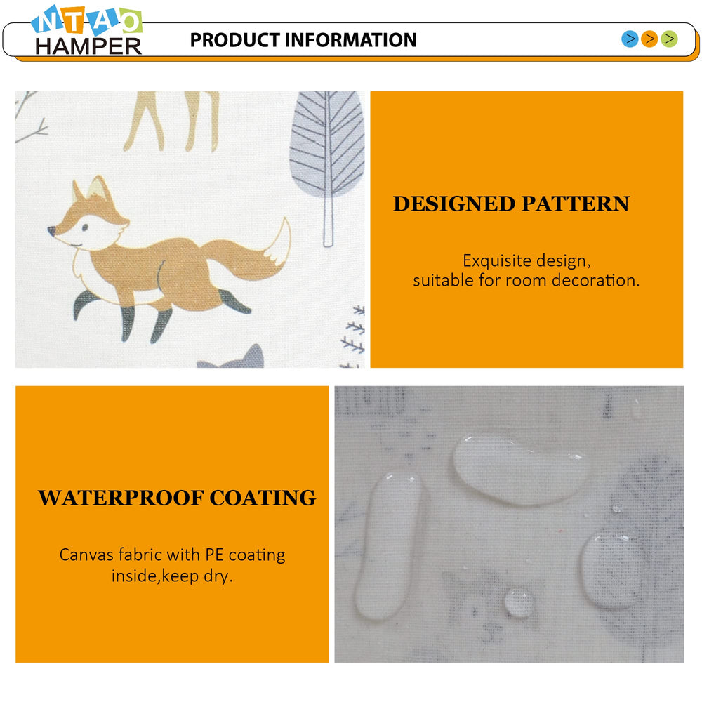 NTAOHAMPER nursery-organization use keeps baby outfits neat and reachable.