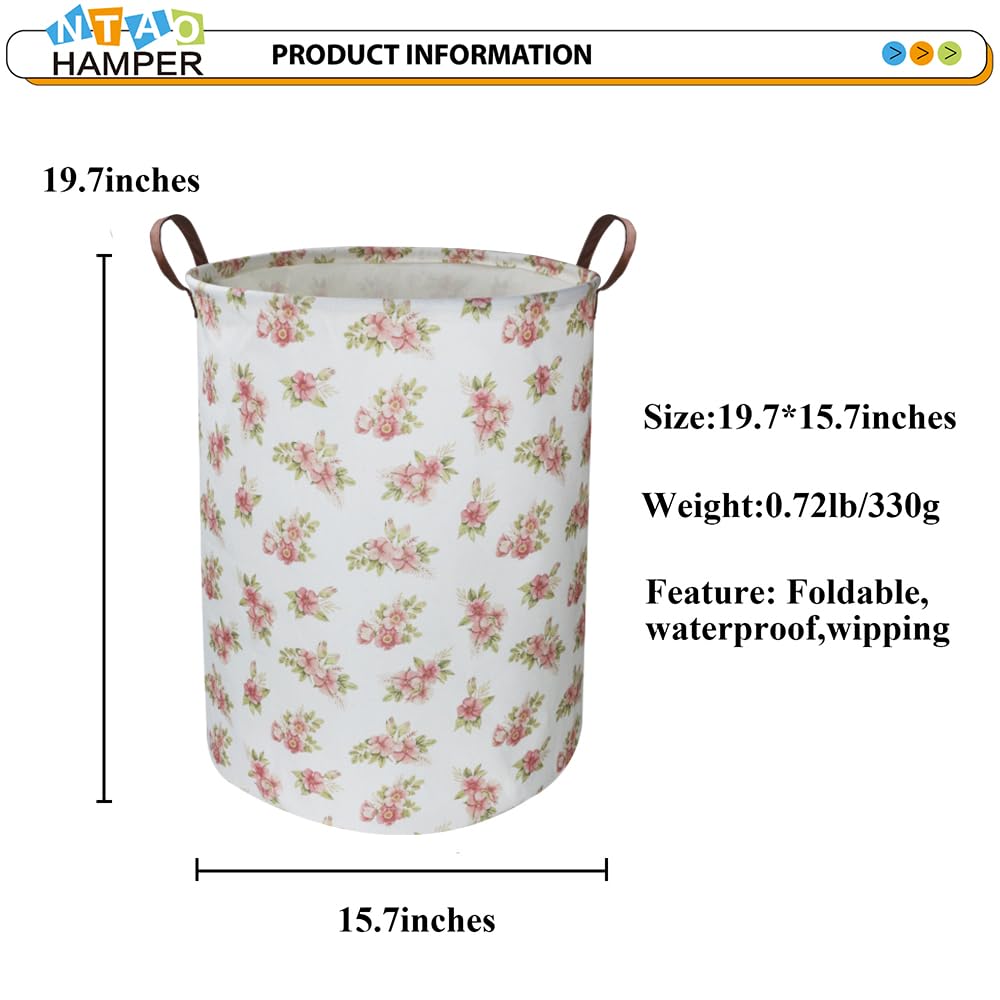 NTAOHAMPER pink flower decor enhances nursery or bedroom ambiance.