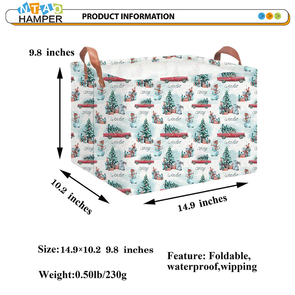 NTAOHAMPER rectangular storage basket gift-ready option for gifting
