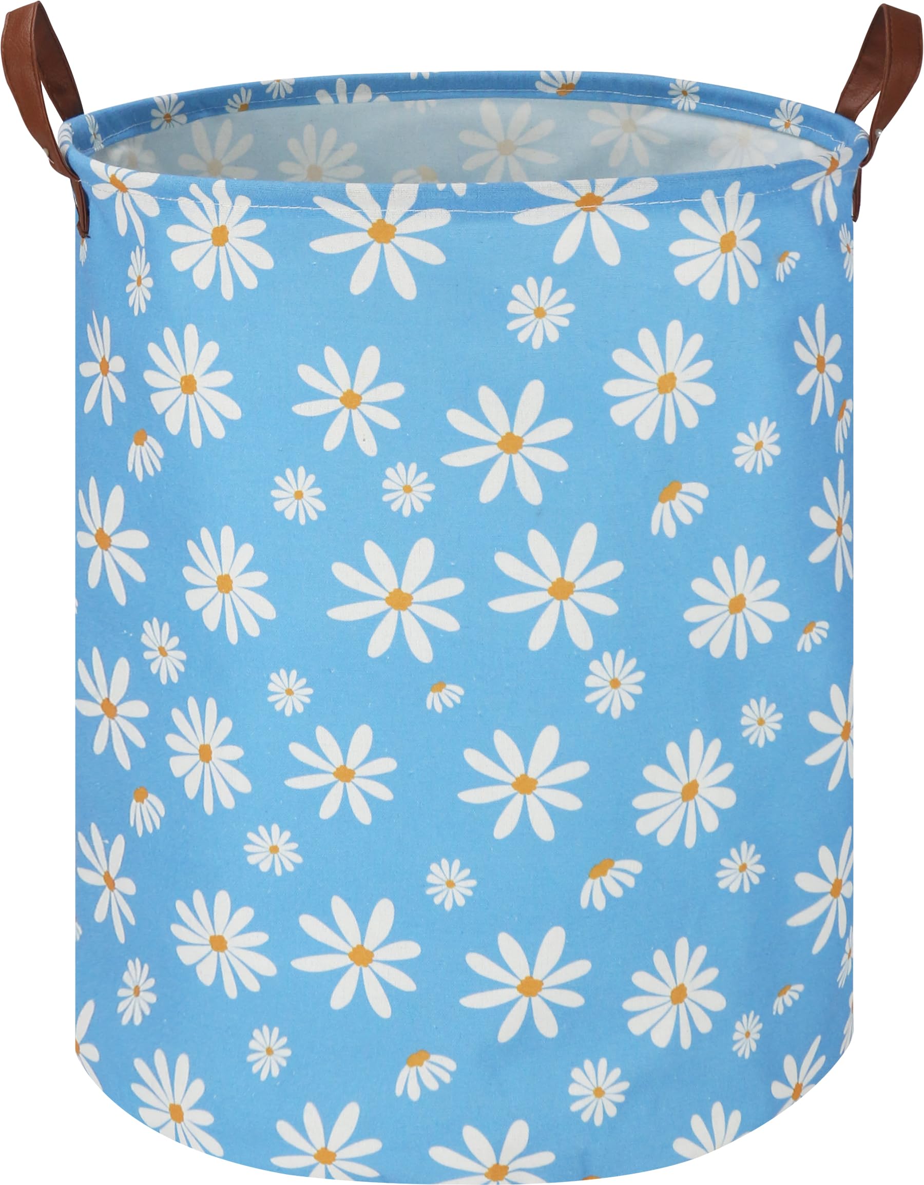 NTAOHAMPER blue laundry hamper showcasing sturdy fabric for kids' clothes storage