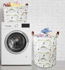 NTAOHAMPER Dinosaur Laundry Hamper sized at 19.7 by 15.7 inches for bedroom organization