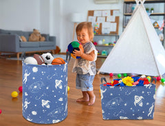NTAOHAMPER laundry hamper folded flat for easy storage and space saving