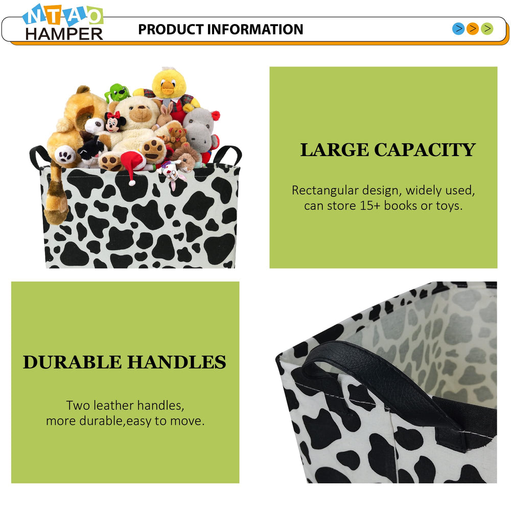 NTAOHAMPER linen canvas material blends with home decor.