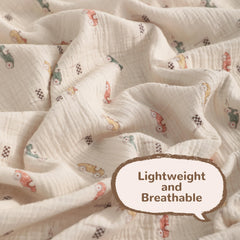 NTBAY baby crib cover blanket lightweight and versatile.