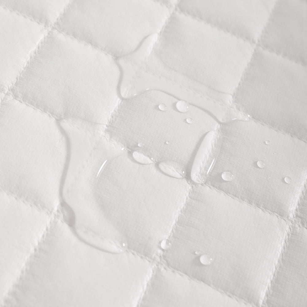 NTBAY breathable microfiber surface with TPU backing for airflow and dry sleeping surfaces.