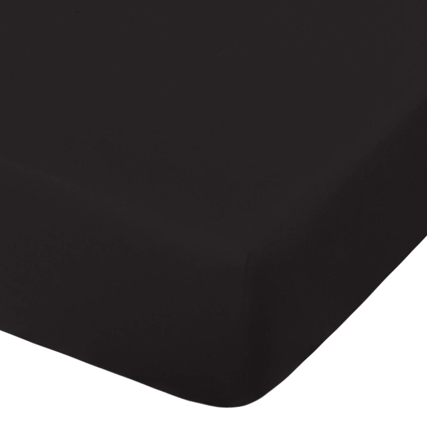 NTBAY brushed microfiber fitted crib sheet close-up shows plush softness for peaceful sleep.