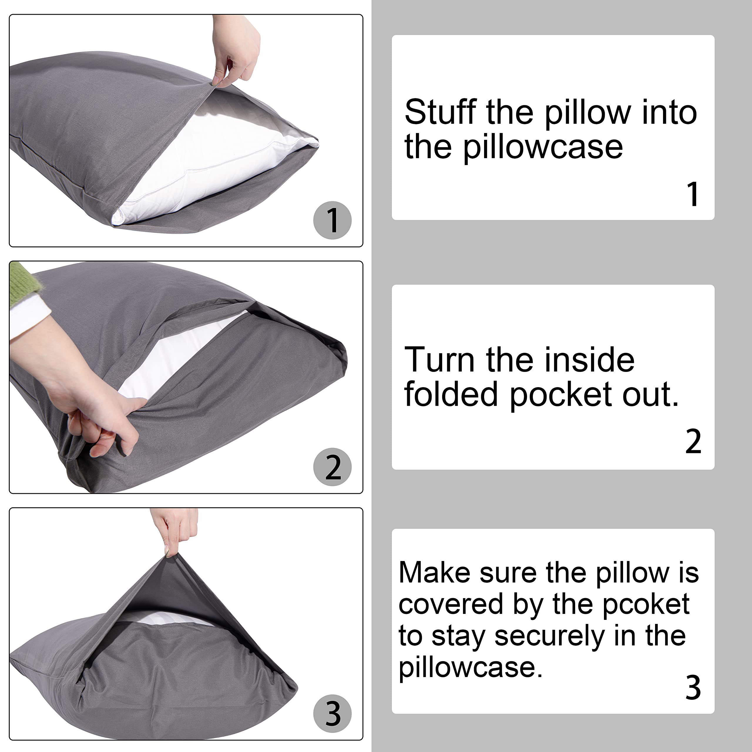 NTBAY color-rich microfiber pillowcase collection complements nursery decor and themes.