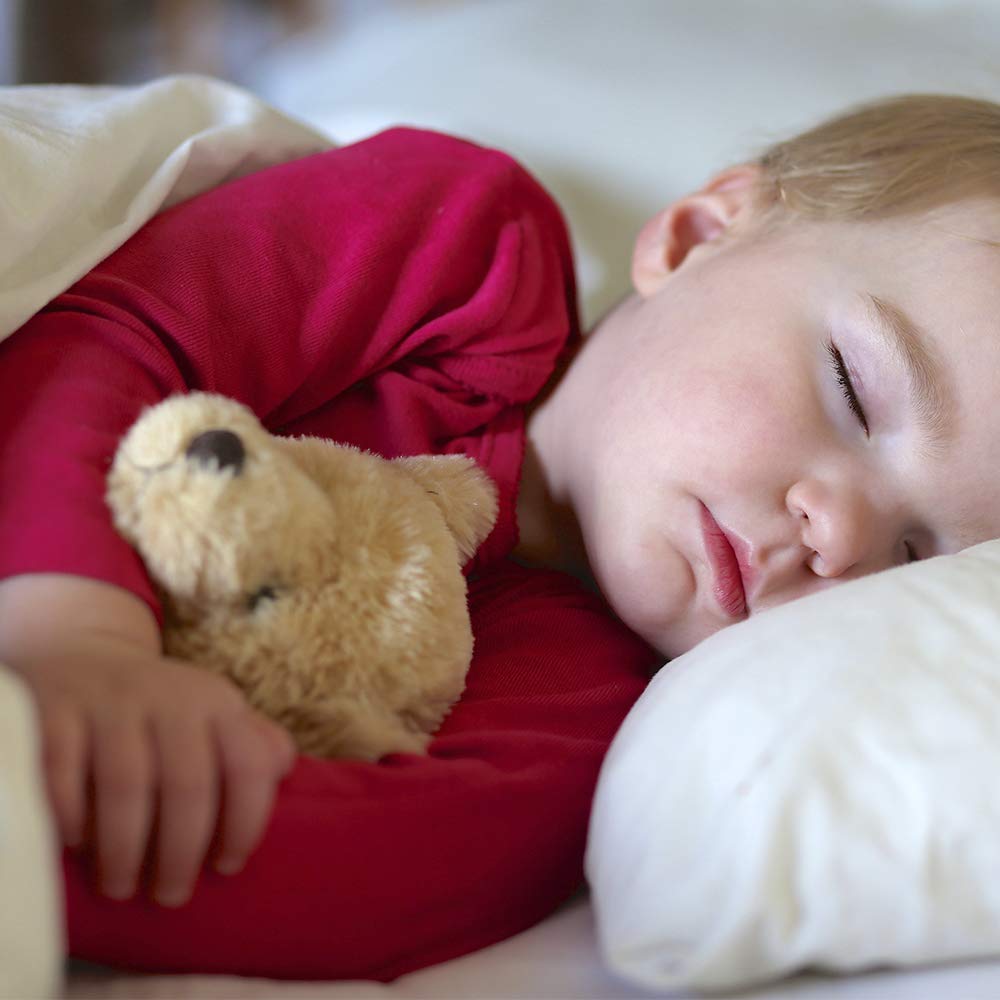 NTBAY toddler pillowcase light purple front view, gentle texture and breathable comfort.