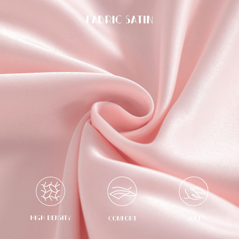 NTBAY hidden zipper pillowcase pink demonstrates secure, easy pillow insertion.