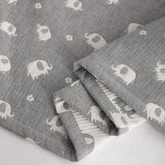 NTBAY muslin cotton blanket soft-texture closeup; breathable weave for gentle skin