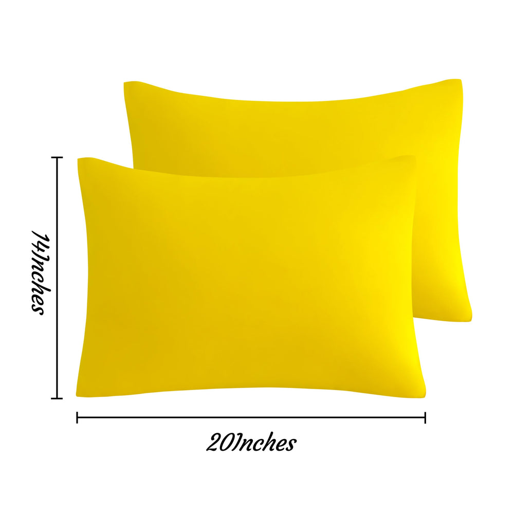 NTBAY gift-ready yellow pillow cases packaging
