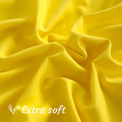NTBAY yellow pillow case wrinkle-free drape and smooth finish