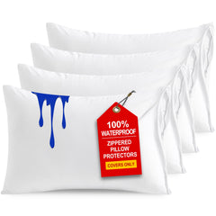 NTBAY pillow protector with hidden zipper for quiet sleep