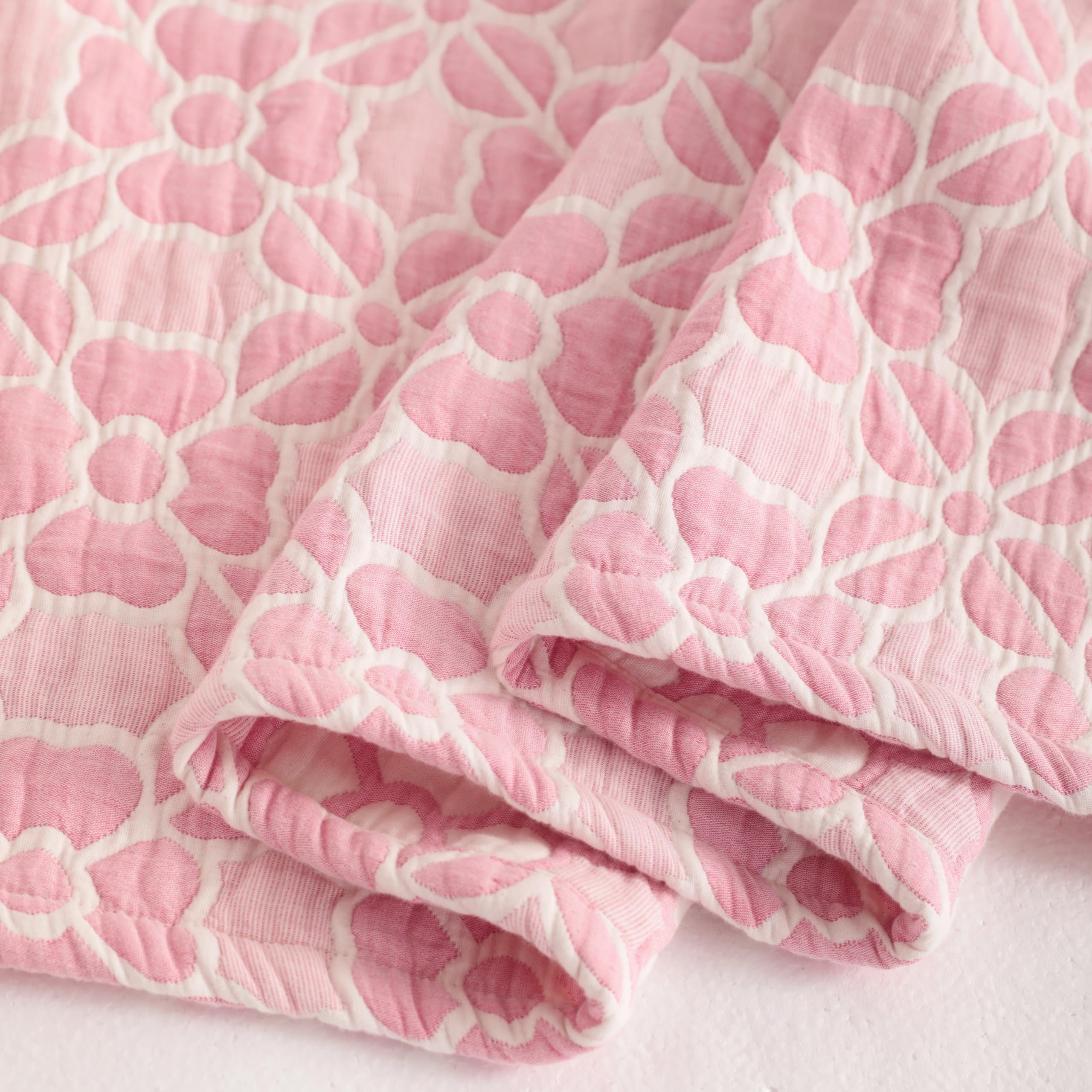 NTBAY pink clover colorway conveys gentle style and soothing nursery aesthetic.