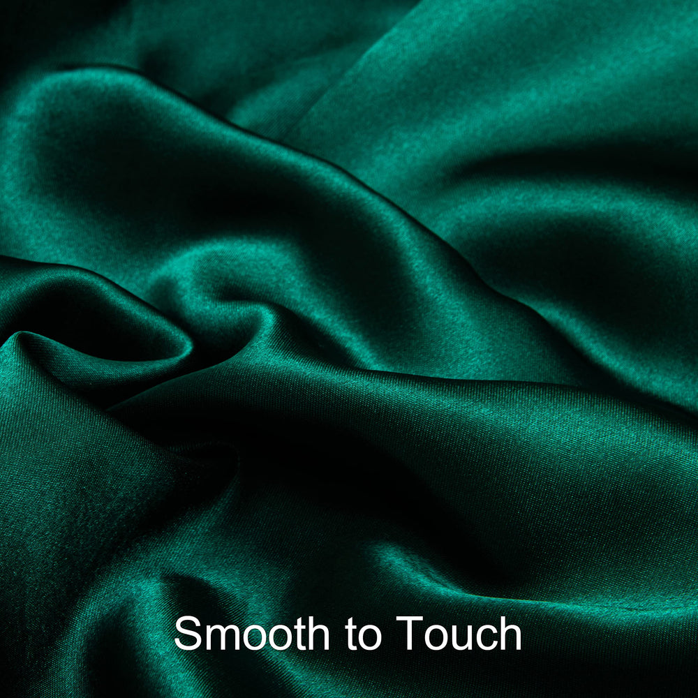NTBAY Silk Satin Fitted Crib Sheet on toddler bed for smooth nights.
