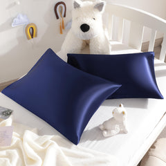 NTBAY silk satin toddler pillowcase with envelope closure for easy changes