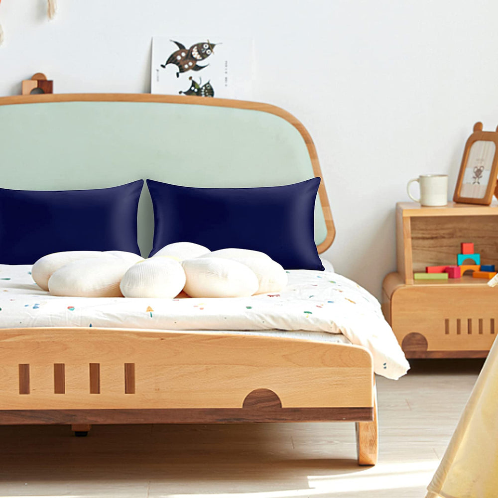 NTBAY navy blue pillowcase ideal for naps and travel