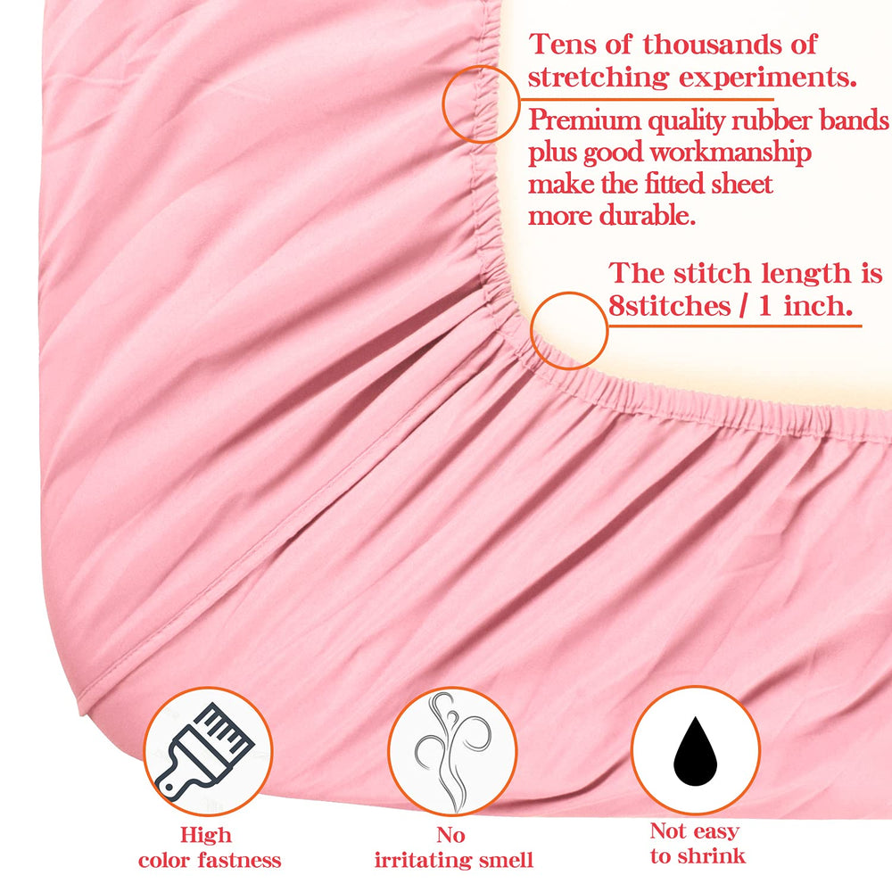 NTBAY pink color option highlights soft, child-friendly bedroom styling