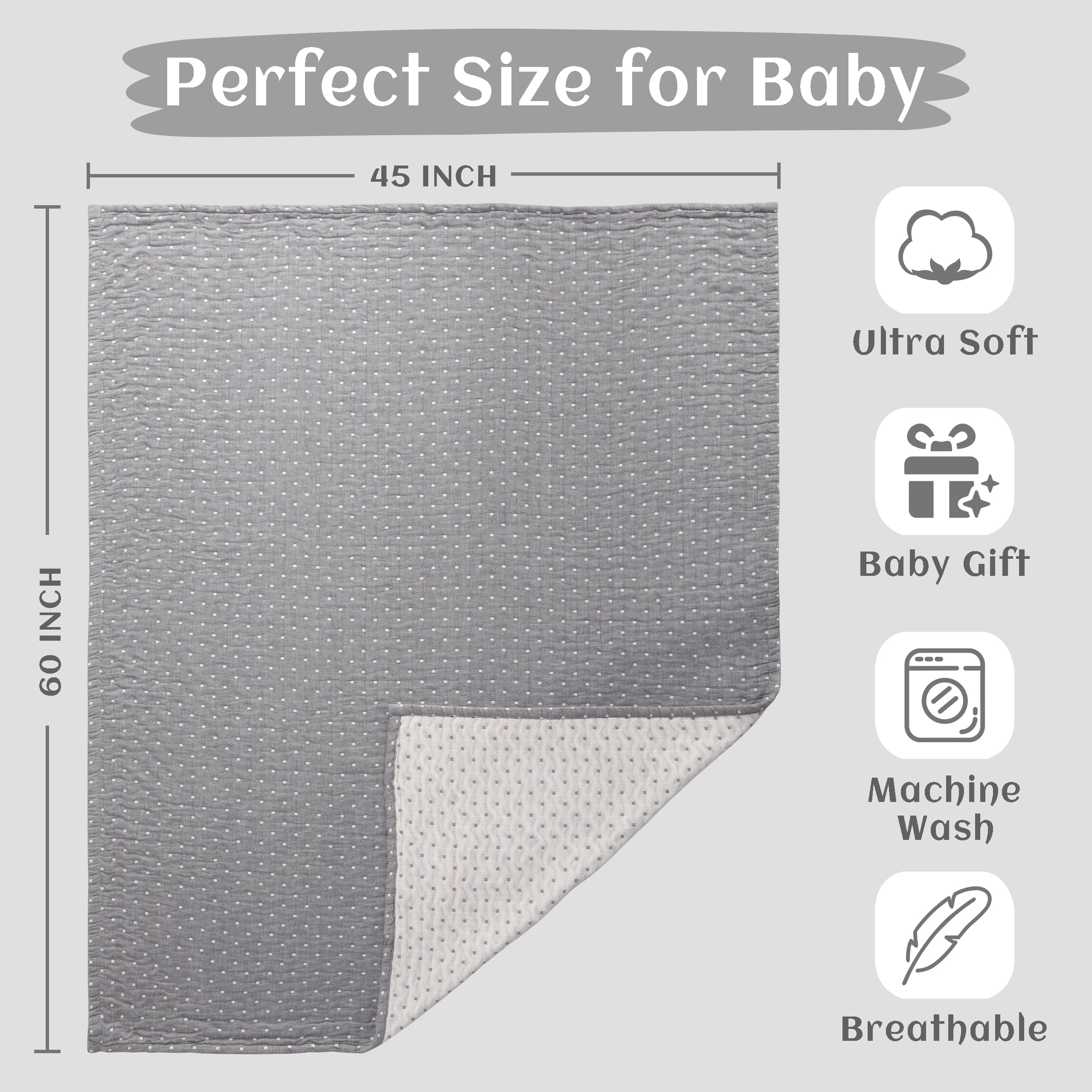 NTBAY toddler blanket in stroller for travel use and on-the-go comfort.