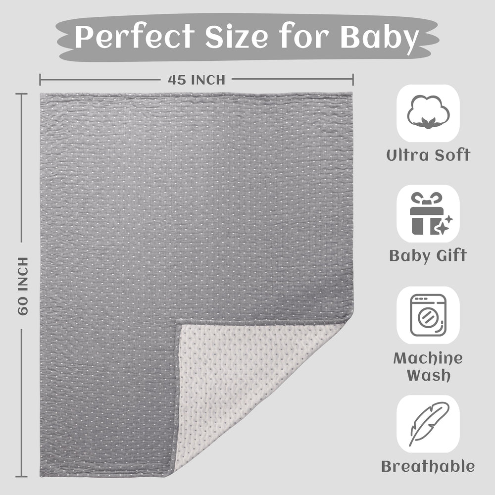 NTBAY toddler blanket in stroller for travel use and on-the-go comfort.