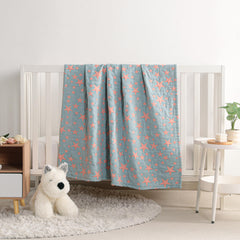 NTBAY toddler blanket travel-use neutral colors ideal for car seats and strollers.