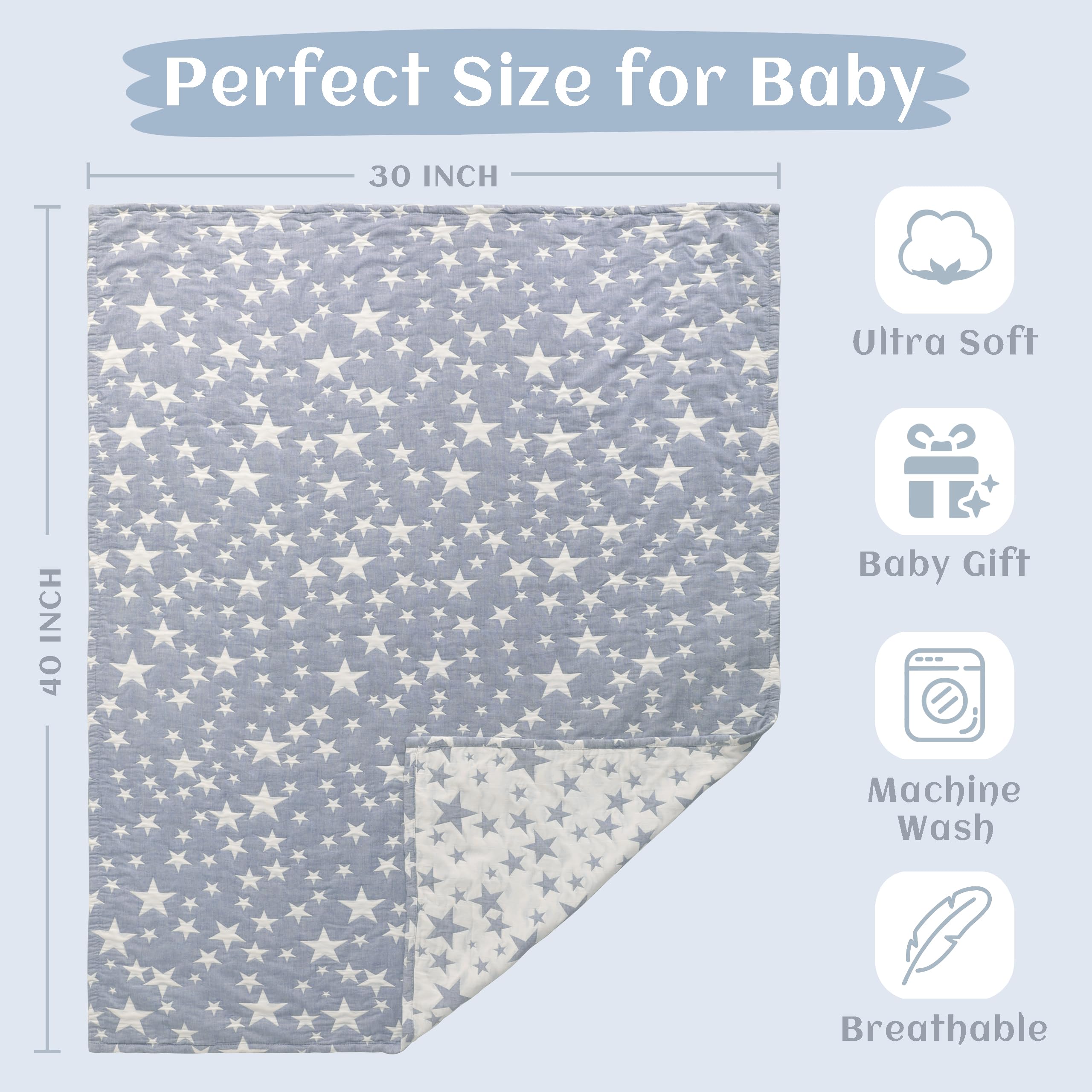 NTBAY blanket in tummy-time setup shows soft surface for playful sessions