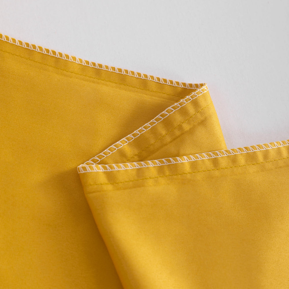 NTBAY ginger yellow pillow case color stays vibrant after washes.